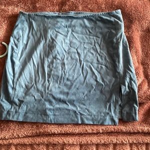 Blue velvet skirt size M